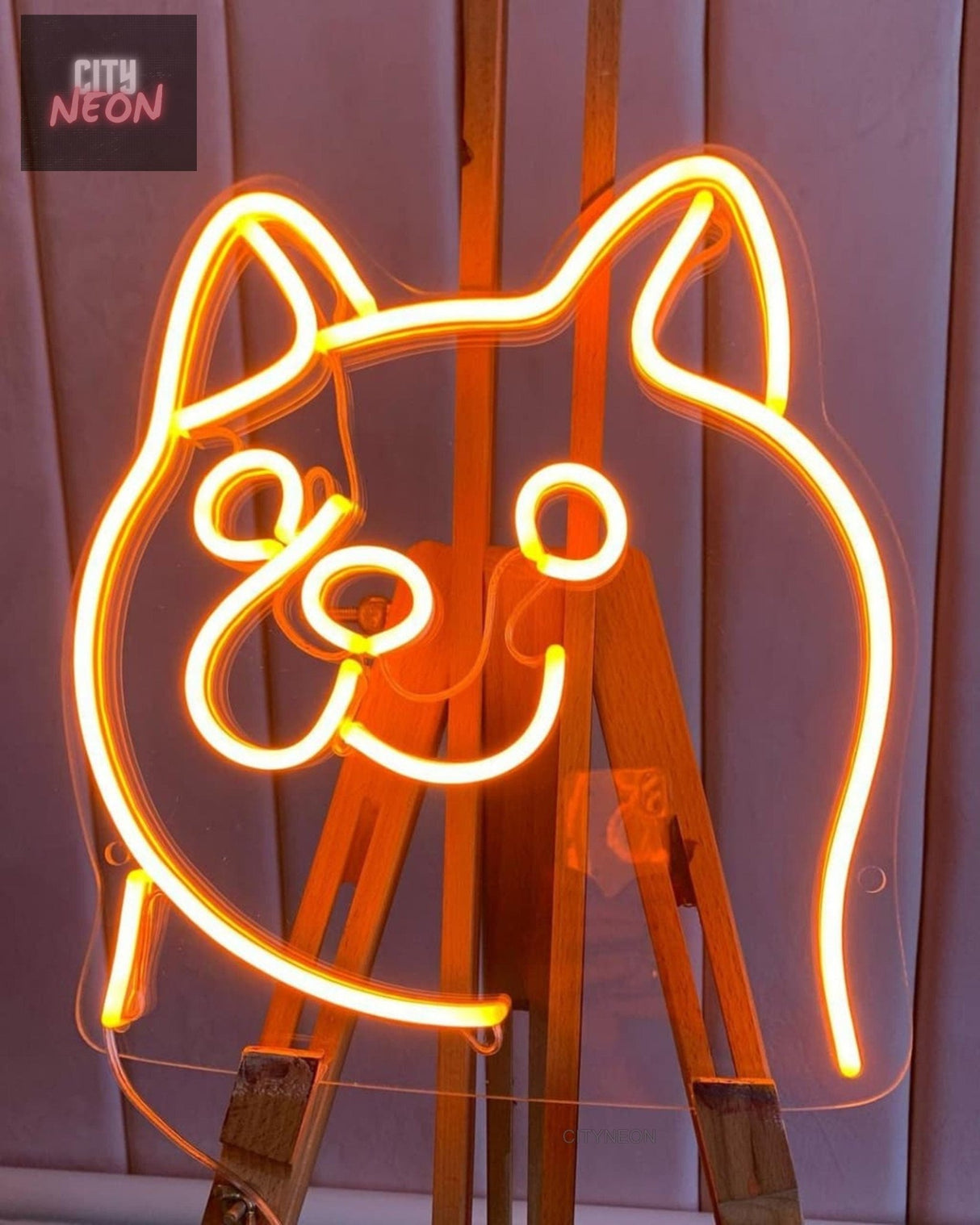 Dog neon sign - CityNeon