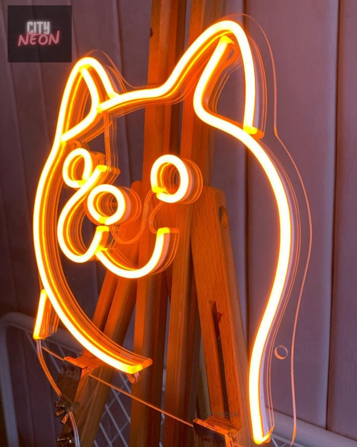 Dog neon sign - CityNeon