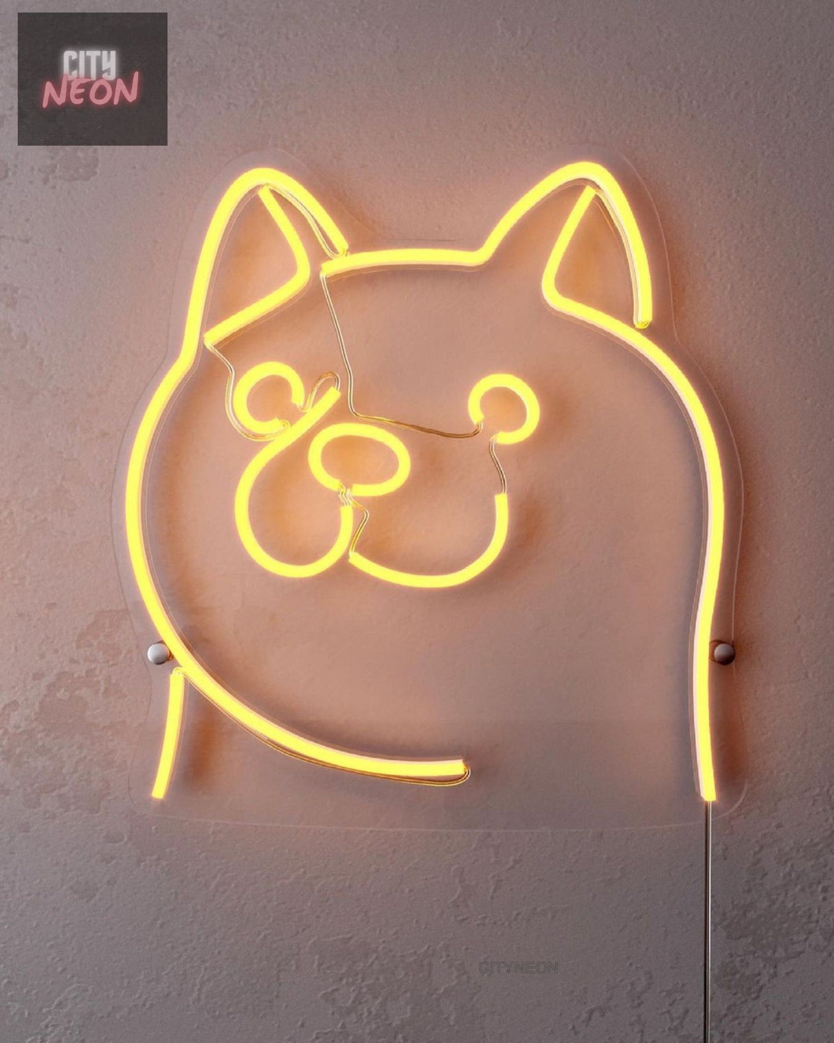 Dog neon sign - CityNeon