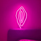 Erotic Lamps - Love Lights. Unique bedside & adult LED. Pussy Neon - Intimate Art for Bedroom or Sex Shop 16x8"inches - CityNeon