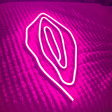 Erotic Lamps - Love Lights. Unique bedside & adult LED. Pussy Neon - Intimate Art for Bedroom or Sex Shop 16x8"inches - CityNeon