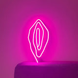 Erotic Lamps - Love Lights. Unique bedside & adult LED. Pussy Neon - Intimate Art for Bedroom or Sex Shop 16x8"inches - CityNeon