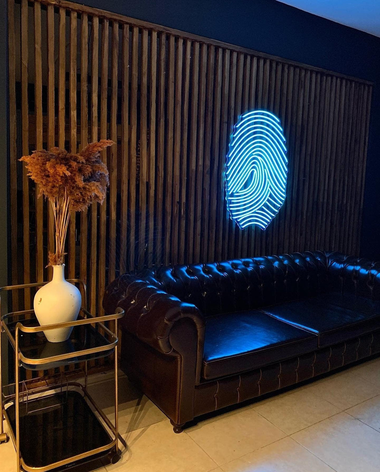 Fingerprint Neon Sign - Contemporary Art for Accent Walls - CityNeon