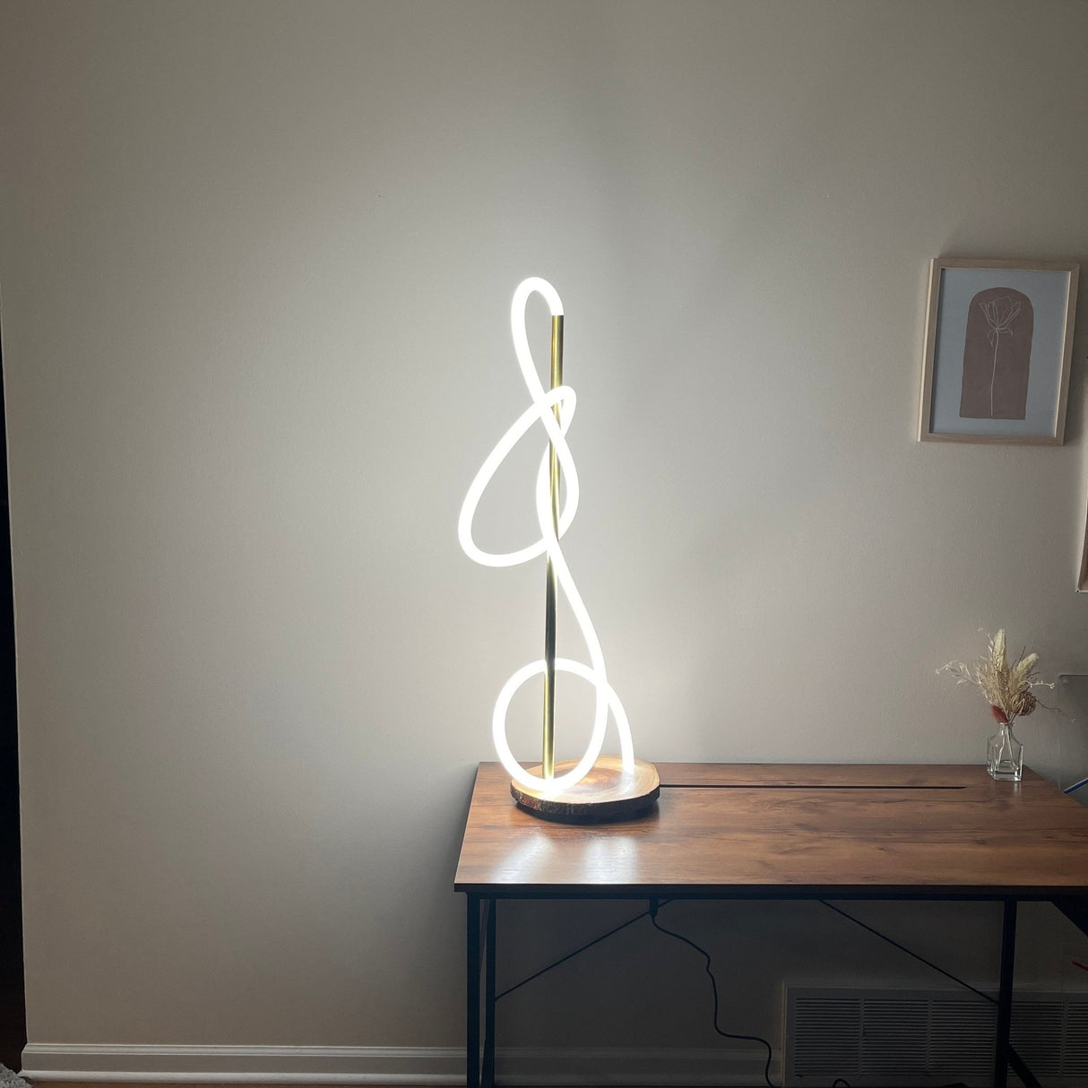 Floor Lamp Nodulia - Chandelier Lamp, SAFE Minimalist standing pendant lamp - CityNeon