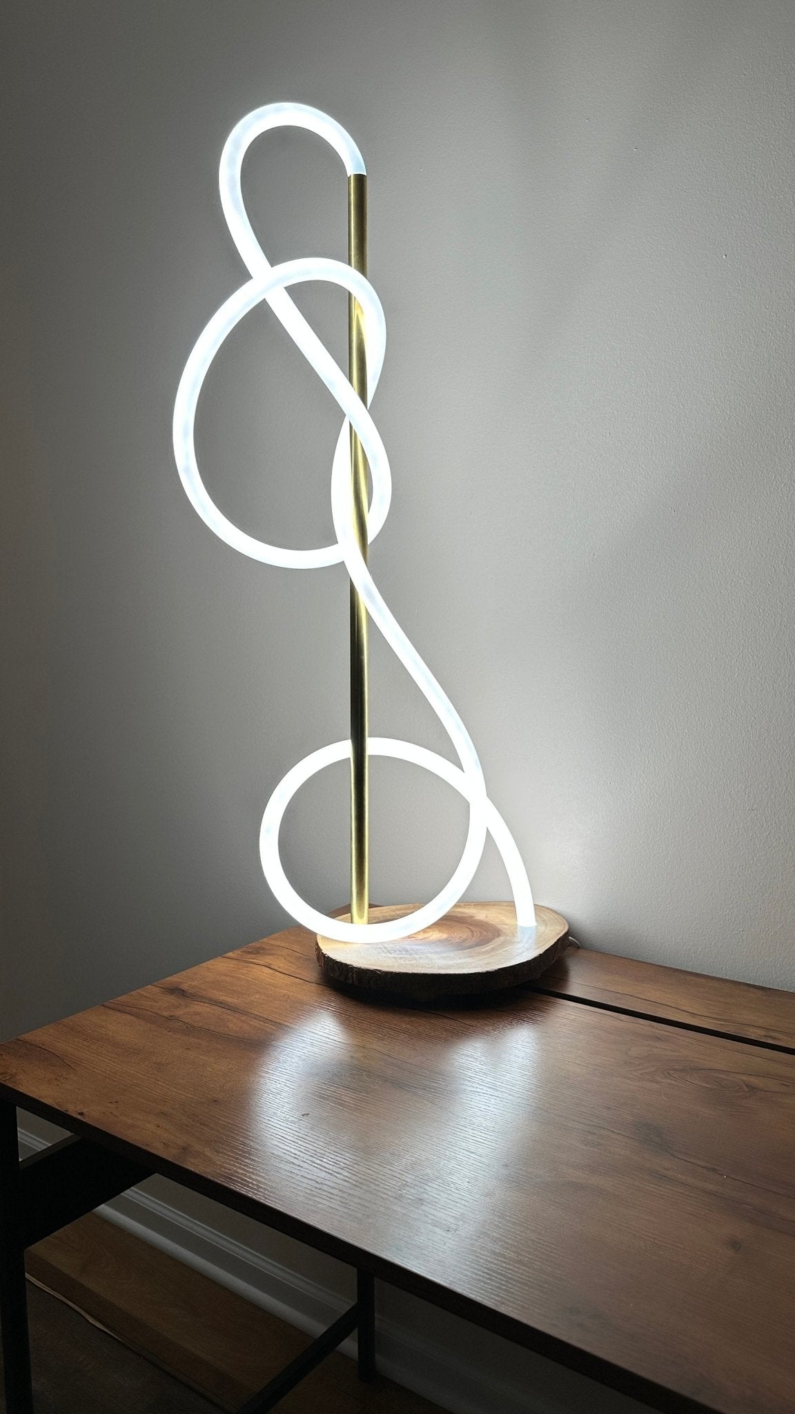 Floor Lamp Nodulia - Chandelier Lamp, SAFE Minimalist standing pendant lamp - CityNeon