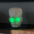 Frankenstein Neon Bust Lamp – Creepy Halloween Decor, Zombie LED Sculpture, Glow - in - the - Dark Desk Light, Horror Art Gift - CityNeon