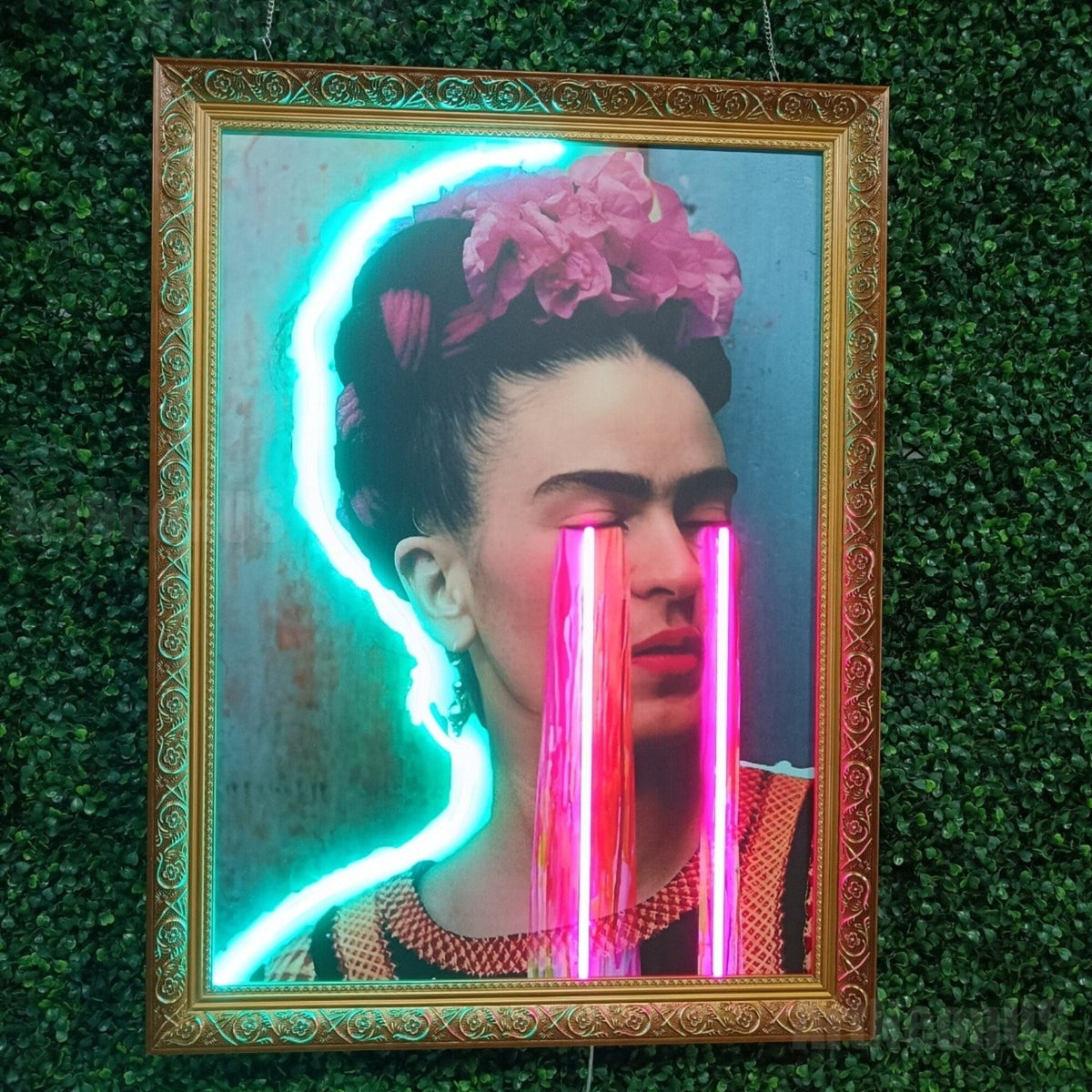 Frida Light Frida Kahlo Neon Painting Art: Unique Light Sign, Contemporary Wall ...