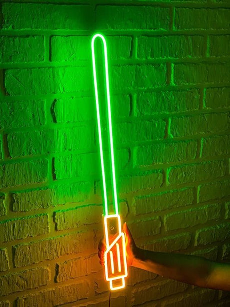 Galactic Glow LED Lightsaber Neon Sign - CityNeon