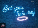 Get your halo dirty wings, neon wings, led wings - CityNeon