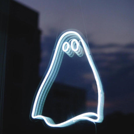 Ghost Neon Sign | Spooky Halloween Led Neon Lamp | Halloween Light Decor - CityNeon