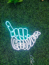 Good Vibes Shaka Neon Sign - CityNeon