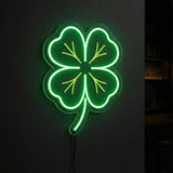 Green Clover LED Neon Sign - CityNeon