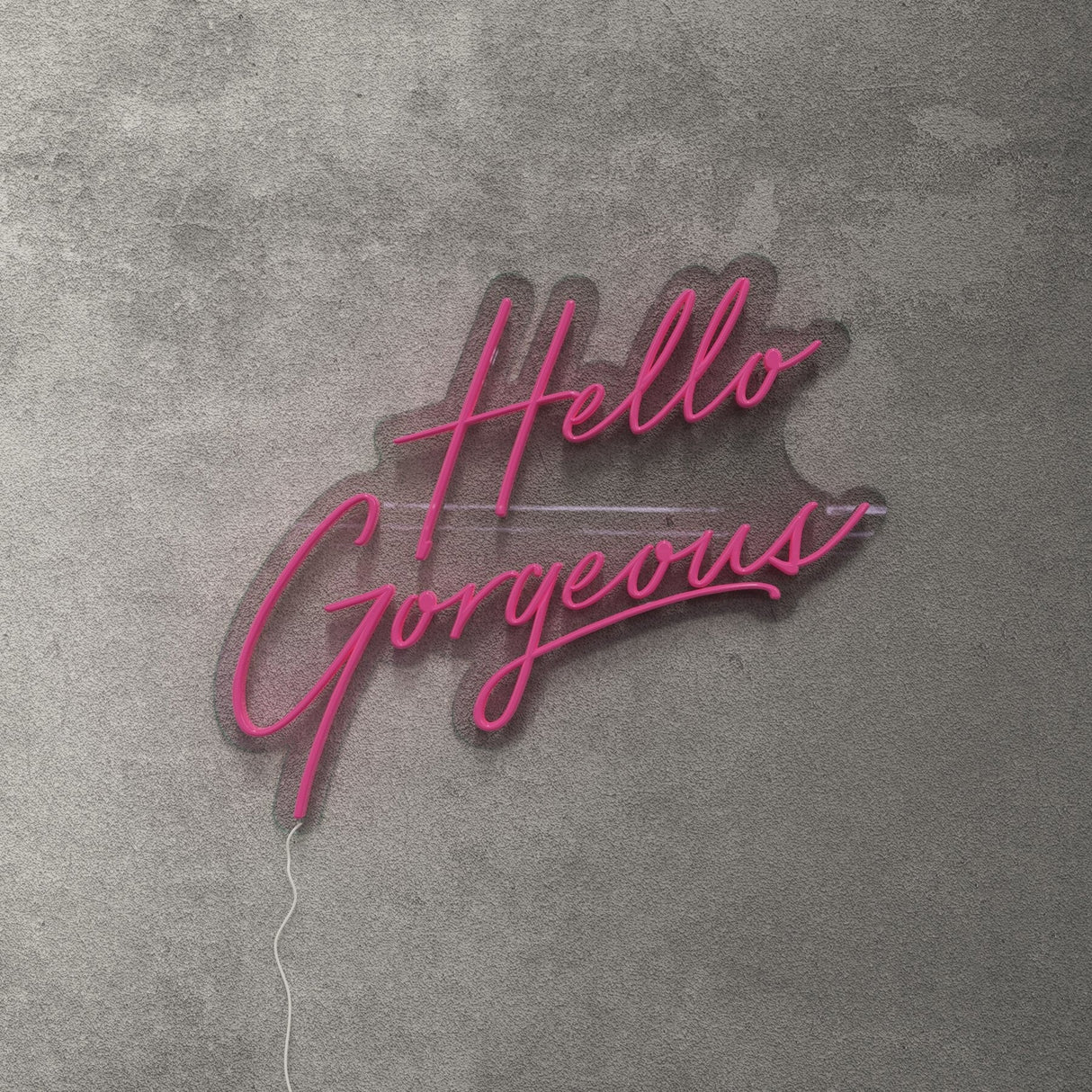 Hello Gorgeous Neon Sign | Nail Bar Led Sign - CityNeon