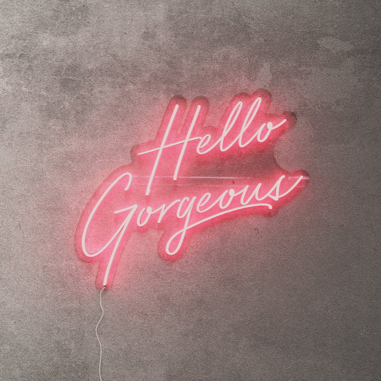 Hello Gorgeous Neon Sign | Nail Bar Led Sign - CityNeon