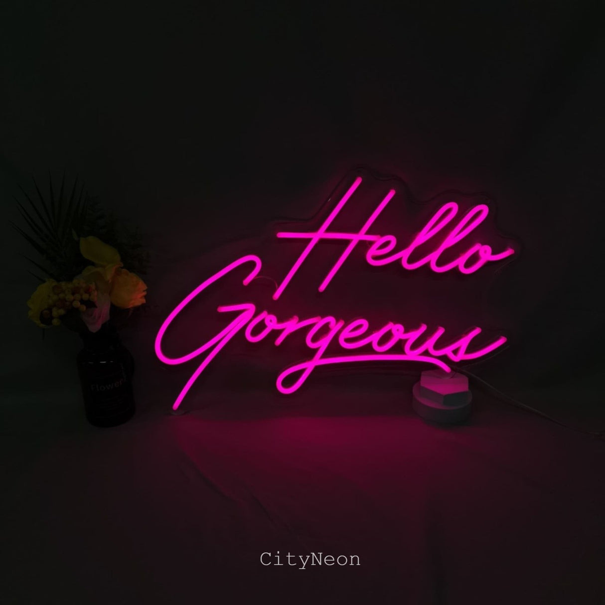 Hello Gorgeous Neon Sign | Nail Bar Led Sign - CityNeon