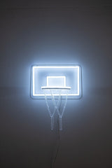 LED Basketball Hoop Neon Art - Unique Neon Light for Bedroom, Kids Room Decor, Pop Culture Neon Sign, Perfect Basketball Gift, NBA Wall Art, Office Decor - CityNeon