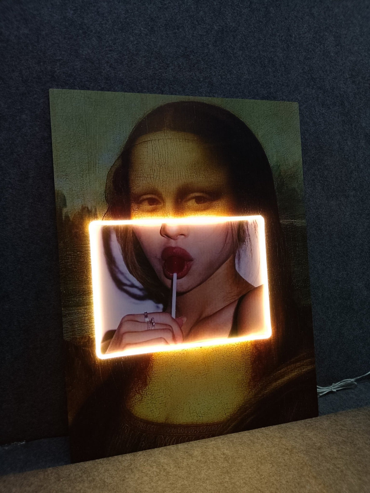 Mona Lisa - Neon Contemporary Art - CityNeon