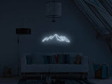 Mountain Led neon Sign | Bedroom Neon Sign | Mountain led light | Mountains wall art - CityNeon