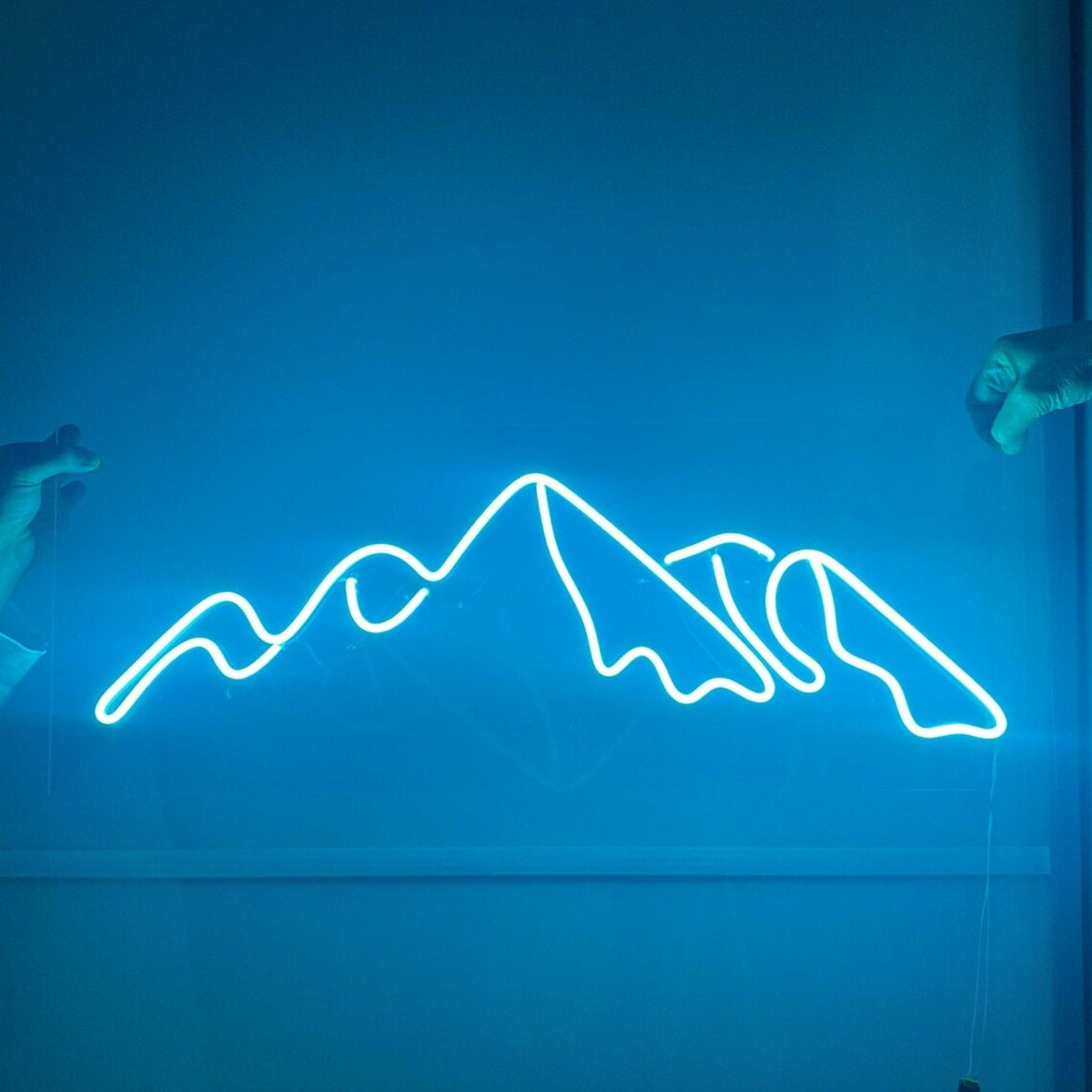 Mountain Led neon Sign | Bedroom Neon Sign | Mountain led light | Mountains wall art - CityNeon