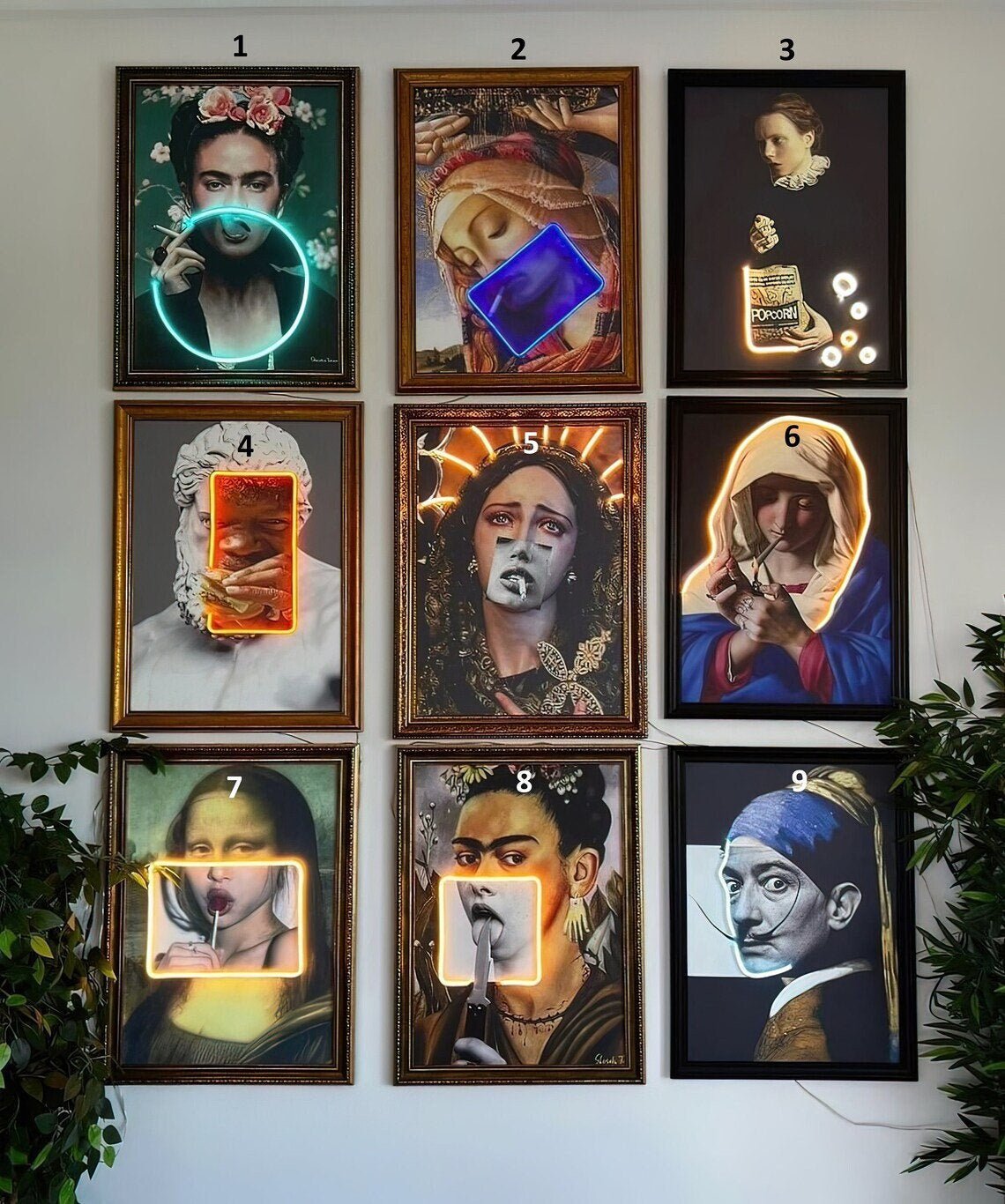 Neon wall decor cheap