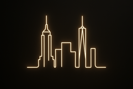 New York City Skyline Neon Sign - CityNeon