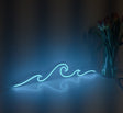 Ocean Wave Neon Sign - Sea LED Neon Light - Water Nature Bedside Custom Lamp - Bedroom Nursery Wall Decor - Wave Wall Art - Ocean Ornament - CityNeon