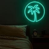 Palm Tree Neon Sign: Tropical LED Wall Decor - Beach Vibes - CityNeon