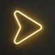 Arrow Neon Sign: LED Bar Light, Party Decor, Wayfinding