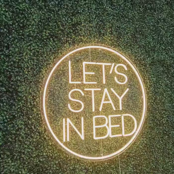 Neon Sign Bedroom Decor – Unique Wall Hanging Light for Above Bed Space