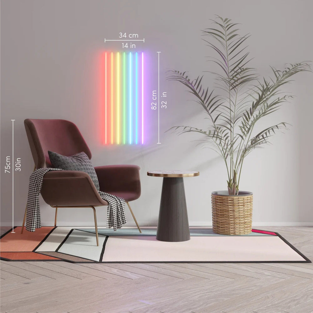 Rainbow Neon Sign - Rainbow neon lamp, - CityNeon