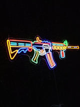 Riffle custom neon sign - M4A1 neon light - CityNeon