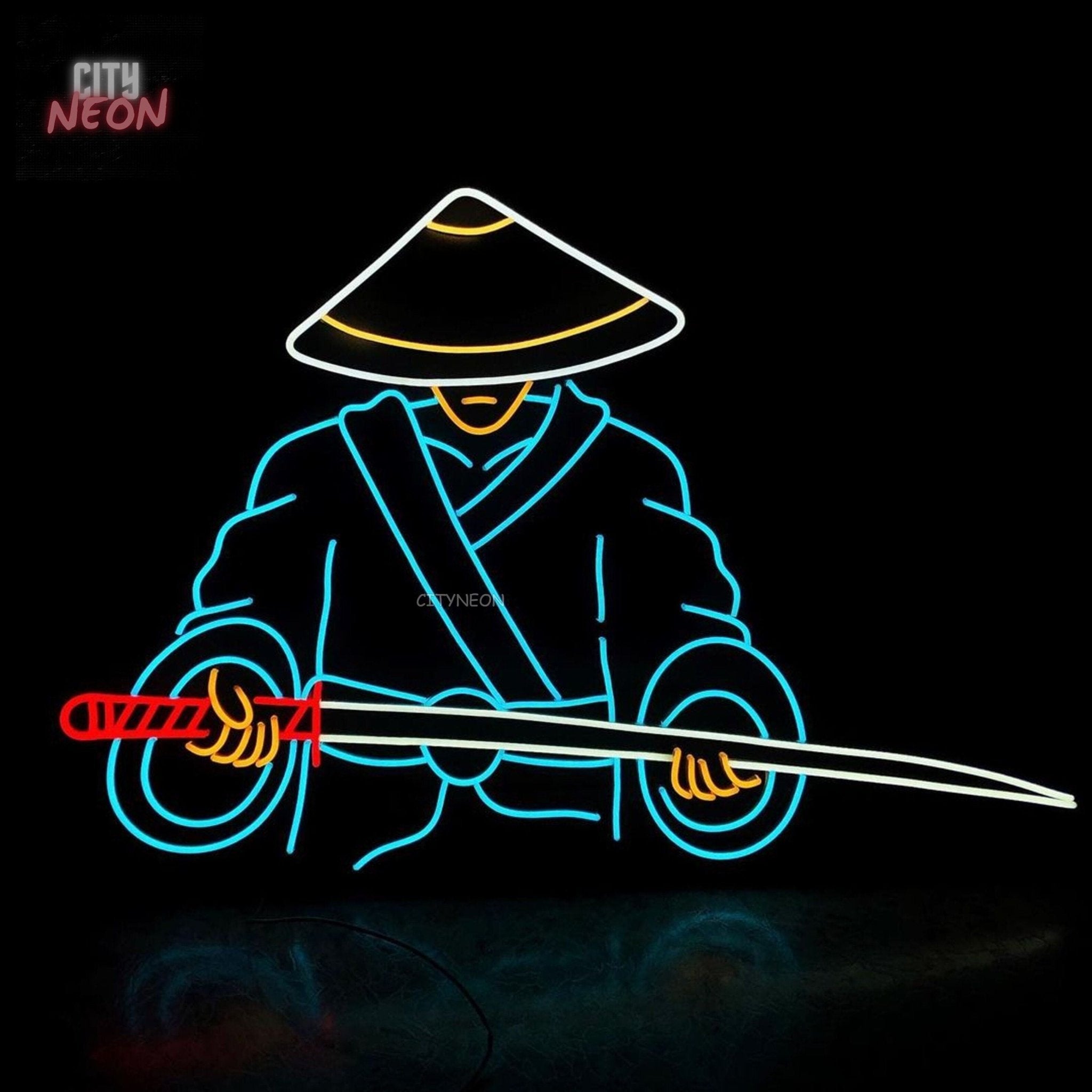 その他 Neon Neon Samurai for Your Home | Order Your Custom Samurai Neon Sign