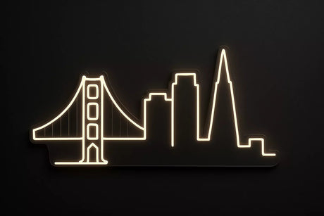 San Francisco City Skyline Neon Sign - CityNeon