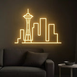 Seattle City Skyline Neon Sign - CityNeon