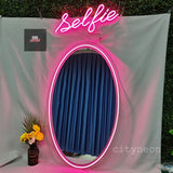 Selfie neon mirror - CityNeon