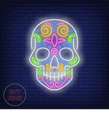 Skull Neon Sign Calavera - CityNeon