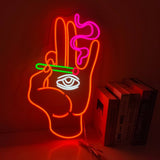 Smoking Hand With Joint - CityNeon