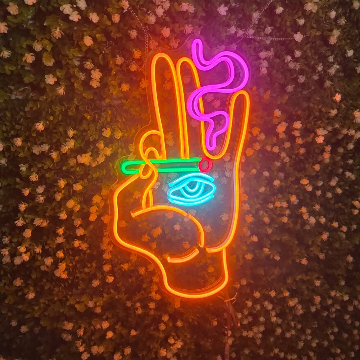 Smoking Hand With Joint - CityNeon