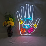 Spiritual Hand neon sign - CityNeon