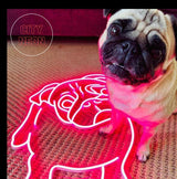 The Pug Neon Sign - Dog Neon Light - CityNeon