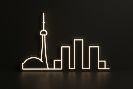 Toronto City Skyline Neon Sign - CityNeon