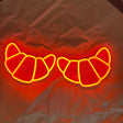 Two Neon Croissants Sign - CityNeon