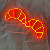 Two Neon Croissants Sign - CityNeon