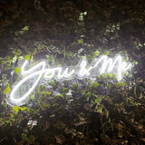 You and Me Neon Sign - Wedding LED Decor - CityNeon