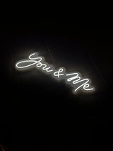 You and Me Neon Sign - Wedding LED Decor - CityNeon